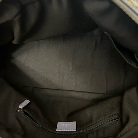 Gucci Canvas and Lilac Colored Leather Handbag - Picture 16 of 17